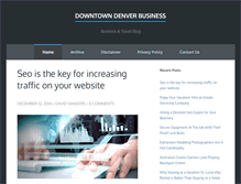 Tablet Screenshot of downtown-denver.com